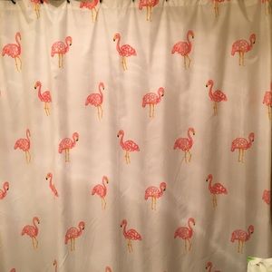 Flamingo shower curtain